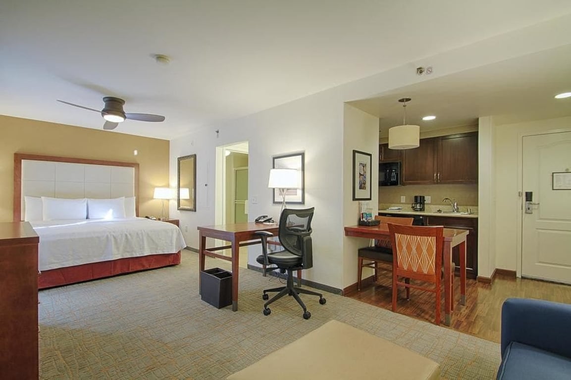 One King Bed Studio Suite + 1 King Bed 1 Bedroom Suite | Mobility/Hearing Accessible Roll-in Shower